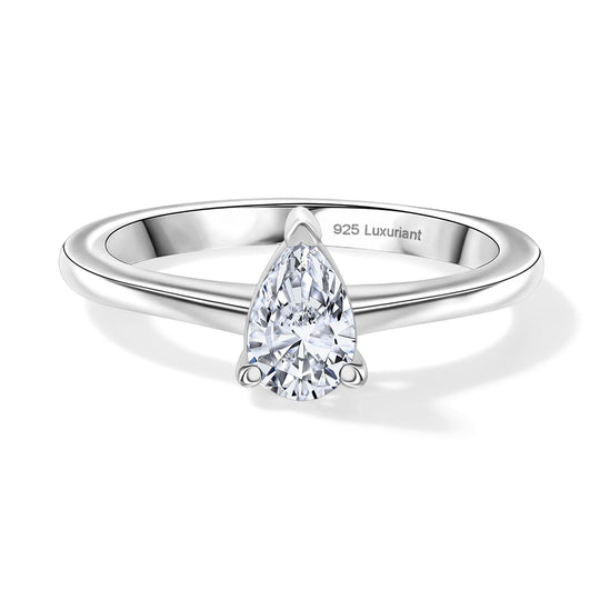 LUXURIANT DIAMOND - Lab Grown Diamant VS-EF Ring 925 Silber rhodiniert (Größe 20.00) ca. 0,50 ct