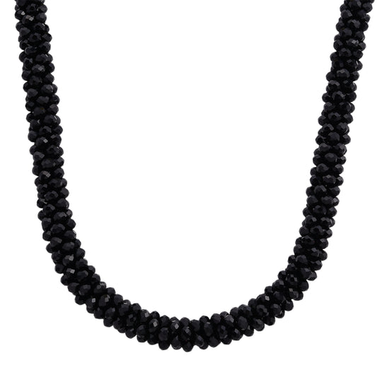 Champagner Kristall Halskette ca. 50 cm Reine Legierung