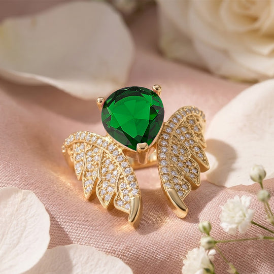 Rosa Zirkonia, Weißer Zirkonia Ring Nickelfreies Messing (Größe 17.75)