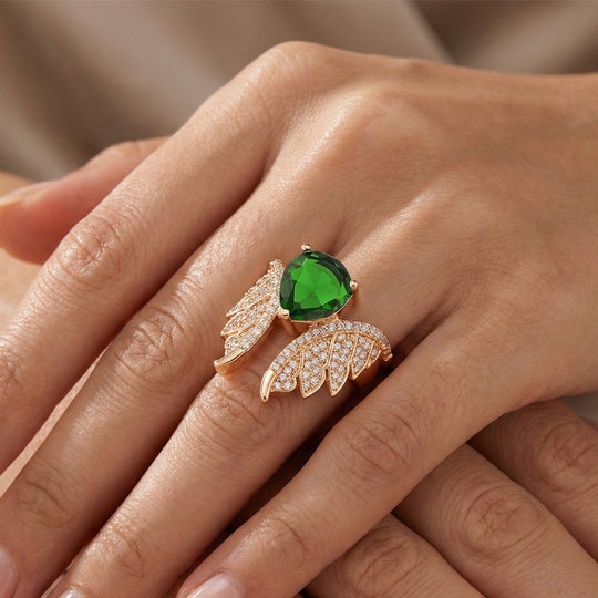 Rosa Zirkonia, Weißer Zirkonia Ring Nickelfreies Messing (Größe 17.75)