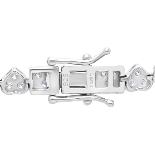 LUXURIANT DIAMOND - Lab Grown Diamant SI-GH SGL zertifiziert Armband ca. 19 cm 925 Silber rhodiniert ca. 3,00 ct.