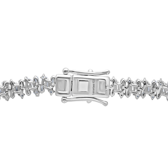 LUXURIANT DIAMOND - Lab Grown Diamant SI-GH SGL zertifiziert Armband ca. 20 cm 925 Silber ca. 3,00 ct.