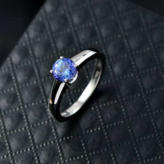 Rhapsody AAAA Tansanit Ring 950 Platin (Größe 19.00) ca. 1,05 ct