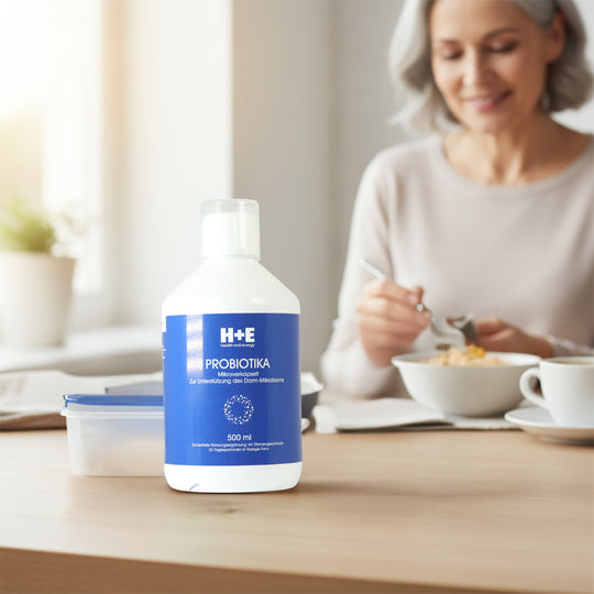 H+E Probiotika fördern studiengeprüft Gewichtsmanagement, Verdauung & Immunfunktion, 500ml