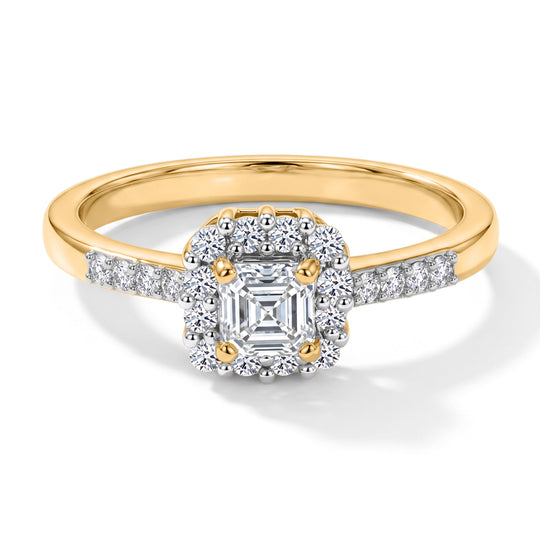 LUXURIANT DIAMOND - Lab Grown Diamant SI-GH Ring 925 Silber rhodiniert (Größe 17.00) ca. 0.50 ct