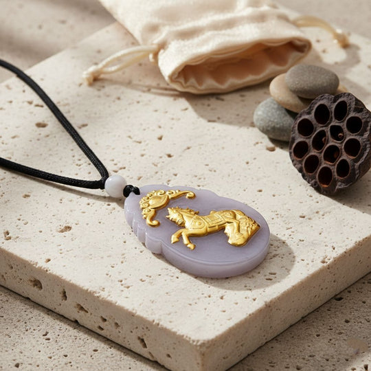 Weiße Jade Halskette Flexibles (ca. 70 cm) 999 Gelb Gold ca. 85,00 ct.
