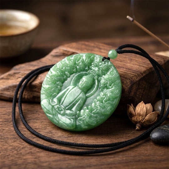Grüne Jade Halskette Flexibles cm ca. 155.00 ct