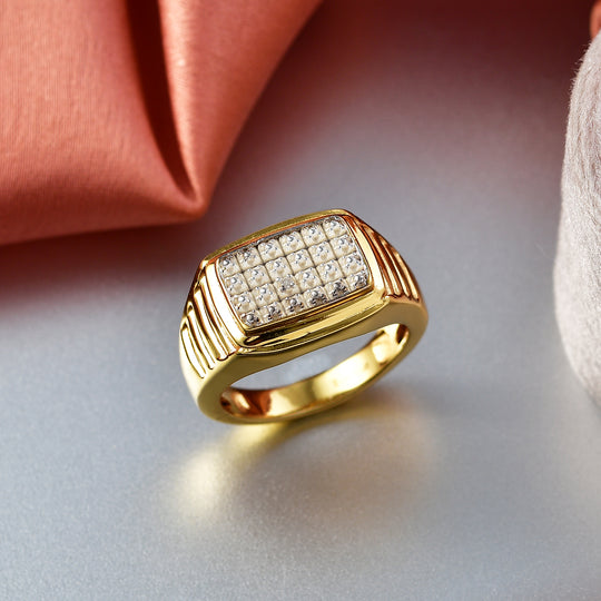 EVER TRUE Weißer Diamant Ring Nickelfreies Messing (Größe 19.00)