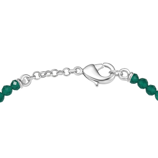 EVER TRUE AAA Malachit, Verde Onyx Armband ca. 19 cm Nickelfreies Messing Zweifarbige Beschichtung ca. 23.25 ct