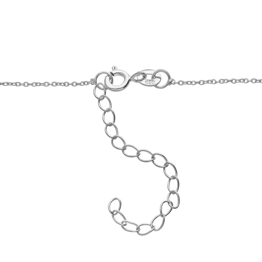 LUXURIANT DIAMOND - Lab Grown Diamant SI-GH Halskette ca. 50 cm 925 Silber Rhodiniert (10-15 Werktage Lieferzeit) ca. 0.50 ct