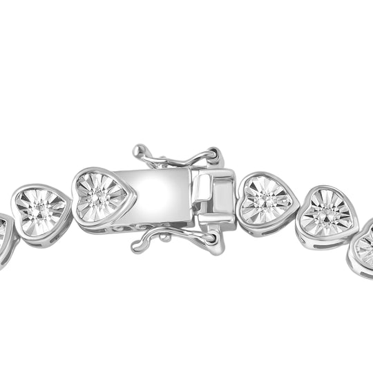 EVER TRUE Weißer Diamant Armband ca. 19 cm Nickelfreies Messing ca.