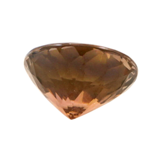 AAAA Natural Golden Tanzanite Round 6.5 Faceted Cut, ca. 1.20 ct