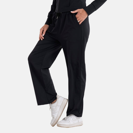 LA MAREY Kühlende Softkomfort Hose mit 2 Taschen, UV Schutz, EU 42-44 (L), Weiß