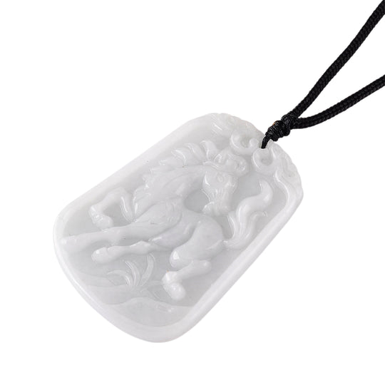 Weiße Jade Halskette Flexibles (ca. 70 cm) ca. 100,00 ct.