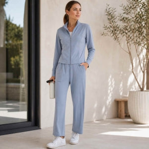 LA MAREY Kühlendes Softkomfort Jacke, UV Schutz, EU 46-48 (XL), Blau