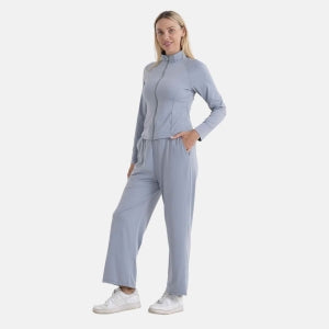 LA MAREY Kühlendes Softkomfort Jacke, UV Schutz, EU 46-48 (XL), Blau