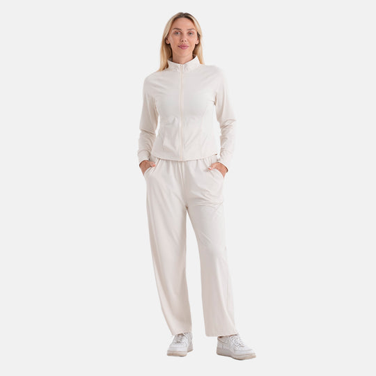 LA MAREY Kühlendes Softkomfort Jacke, UV Schutz, EU 38-40 (M), Blau