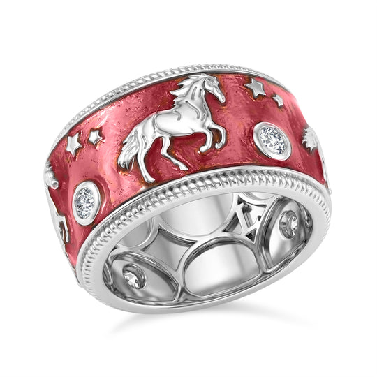 LUXURIANT DIAMOND - Lab Grown Diamant SI-GH Ring 925 Silber rhodiniert (Größe 20.00) (10-15 Werktage Lieferzeit)