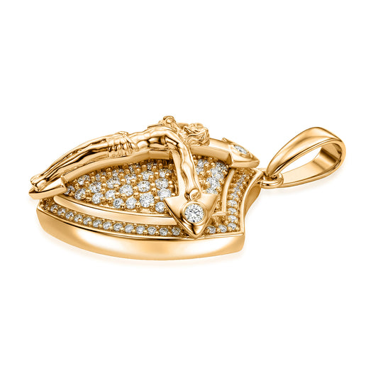 EVER TRUE Moissanit Anhänger Nickelfreies Messing ca. 1,13 ct.