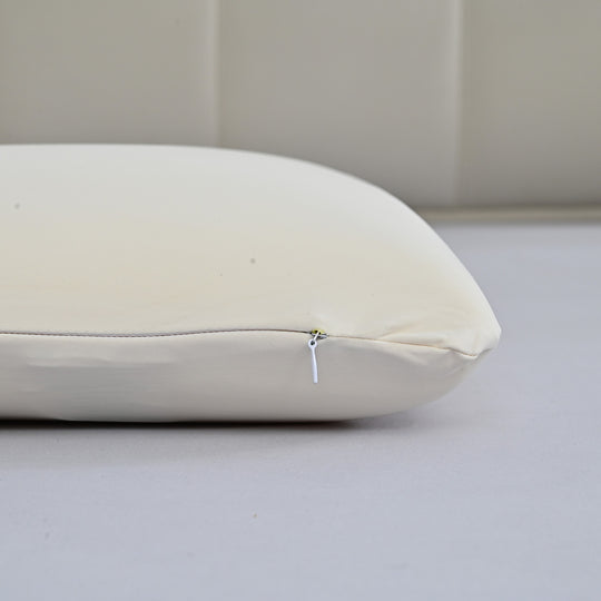 LIVMORE Memory-Foam-Kissen mit kühlendem Bezug, Reißverschluss, Zitrone