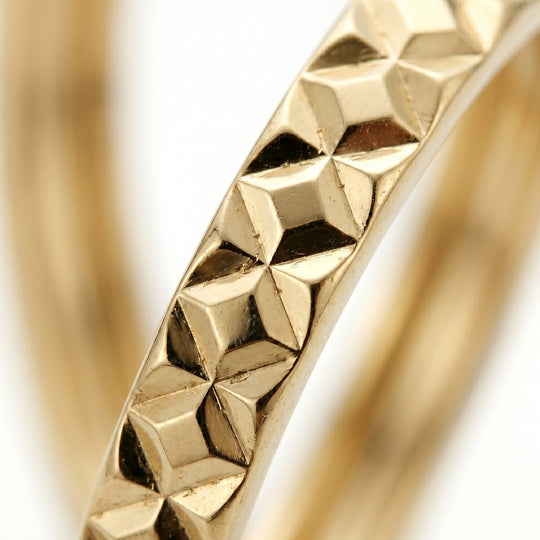 375 Gold Ring (Größe 18.00) ca.