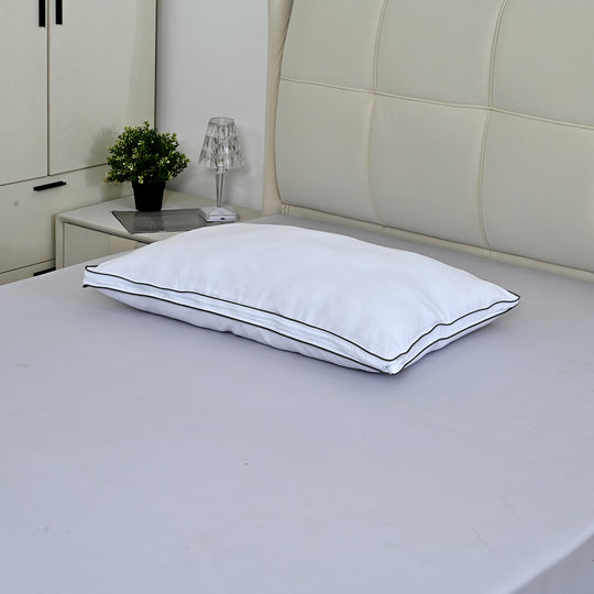LIVMORE Kopfkissen, 250gsm Polyesterfüllung, 50x75cm, Silber