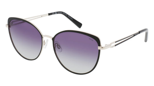 SOLE & LUCE - Swiss Eyewear, Polarized UV 400 Schutz Sonnenbrille, Schwarz,Gelb