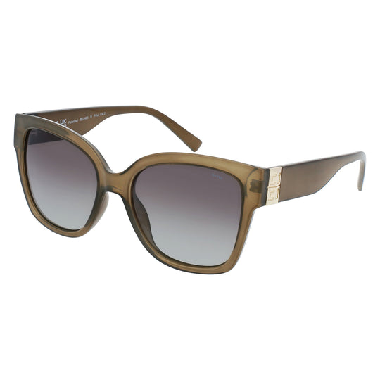SOLE & LUCE - Swiss Eyewear polarisierte Sonnenbrille, UV 400 Schutz, Taupe mit rauchgrauem Verlauf