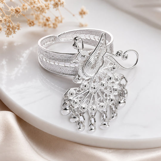 Royal Bali Tarakashi 925 Silber Ring (Größe 16.00) ca.