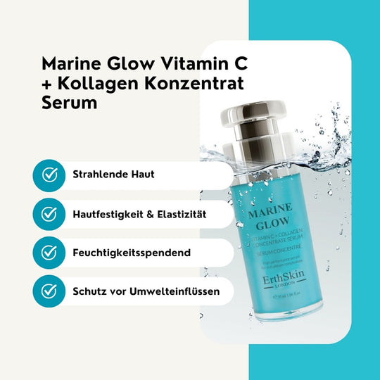 ErthSkin London - Marine Glow Vitamin C + Kollagen Konzentrat Serum
