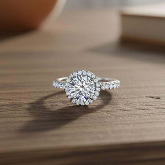 LUXURIANT DIAMOND - Lab Grown Diamant SI-GH SGL zertifiziert Ring 925 Silber rhodiniert (Größe 17.00) ca. 3.00 ct