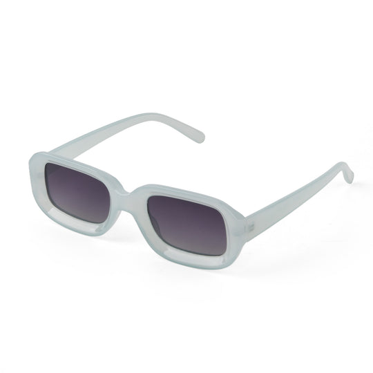 LA MAREY Sonnenbrille, UV400, polarisierte TAC-Gläser, hellblauer Rahmen