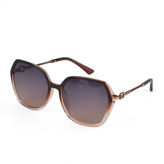 LA MAREY Sonnenbrille UV400 mit polarisierten Gläsern leichter Rahmen 14,5 x 15 cm Lila