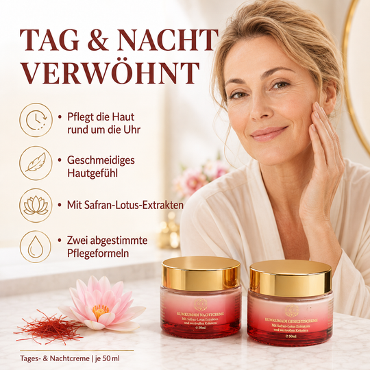 KUMKUMADI Tages- und Nachtcreme (je 50 ml)