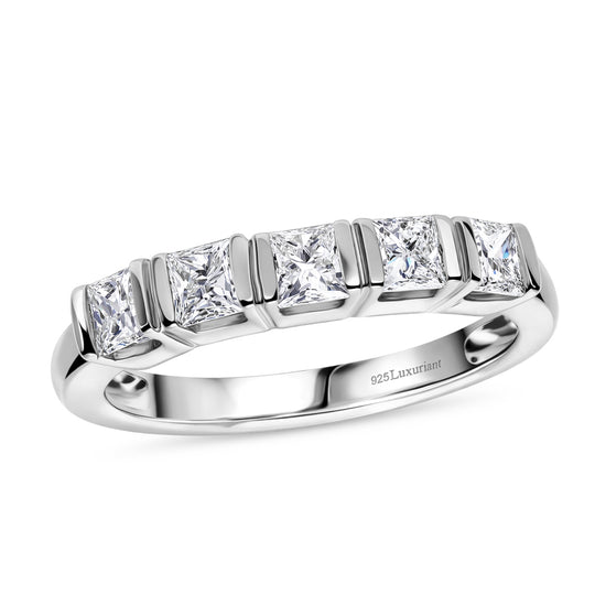 LUXURIANT DIAMOND - Lab Grown Diamant SI-GH Ring 925 Silber Rhodiniert (Größe 18.00) ca. 1,00 ct