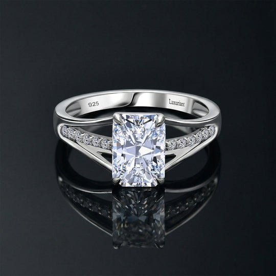 LUXURIANT DIAMOND - Lab Grown Diamant VS-EF Ring 925 Silber Rhodiniert (Größe 18.00) ca. 2.20 ct