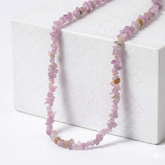 Kunzit Halskette 76 cm ca. 325.00 ct