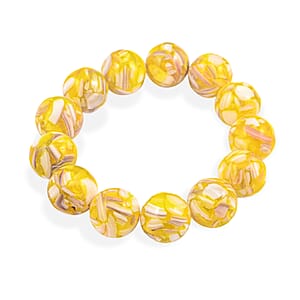 Gelbe Murano-Stil (15 mm) Armband 20.32 cm 294.50 ct