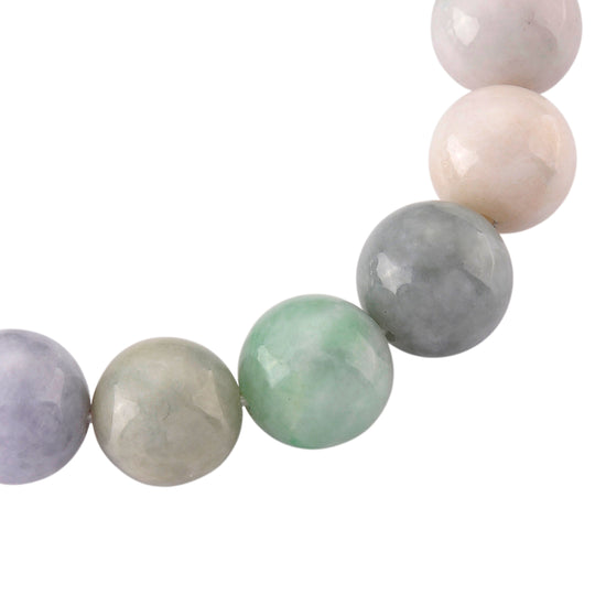 EXTREM SELTEN Mehrfarbig Jade Armband Flexibles cm ca. 310.00 ct