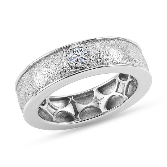 LUXURIANT DIAMOND - Lab Grown Diamant SI-GH Ring 925 Silber Rhodiniert (Größe 17.00) ca. 0,20 ct