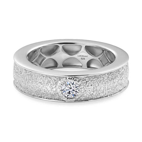 LUXURIANT DIAMOND - Lab Grown Diamant SI-GH Ring 925 Silber Rhodiniert (Größe 17.00) ca. 0,20 ct