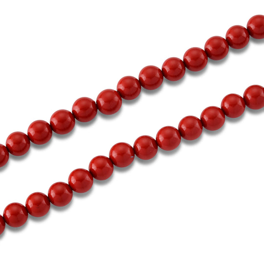 D'Joy roter Zinnober Halskette ca. 50 cm 925 Silber ca. 330,00 ct.