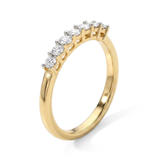 LUXURIANT DIAMOND- Lab Grown Diamant GH Ring 925 Silber 750 Gelbgold vermeil, 10-15 Werktage Lieferzeit (Größe 19.00) ca. 0.25 ct