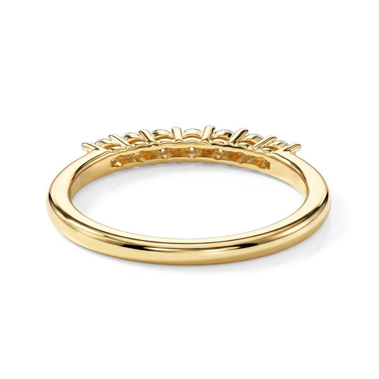 LUXURIANT DIAMOND- Lab Grown Diamant GH Ring 925 Silber 750 Gelbgold vermeil, 10-15 Werktage Lieferzeit (Größe 19.00) ca. 0.25 ct