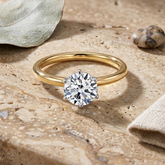 LUXURIANT DIAMOND - Lab Grown Diamant VS-EF Ring 585 Gold (Größe 20.00) ca. 1,00 ct