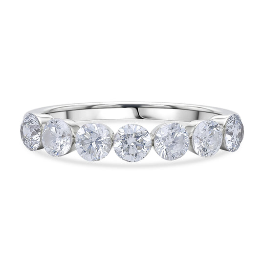 LUXURIANT DIAMOND - Lab Grown Diamant SI-GH Ring 925 Silber Rhodiniert (Größe 17.00) ca. 2,00 ct