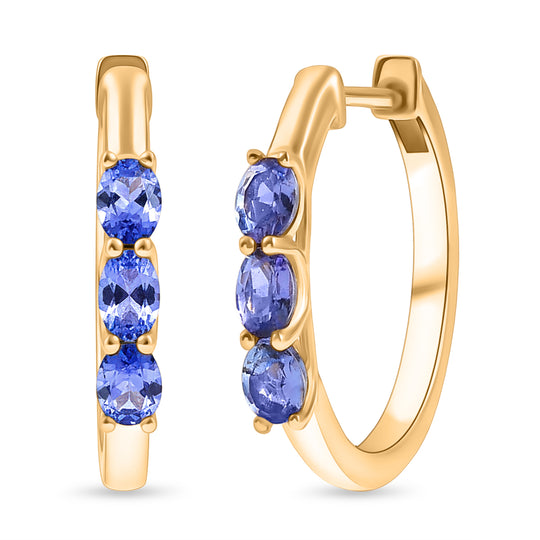 D'Joy AA Tansanit Ring und Ohrringe