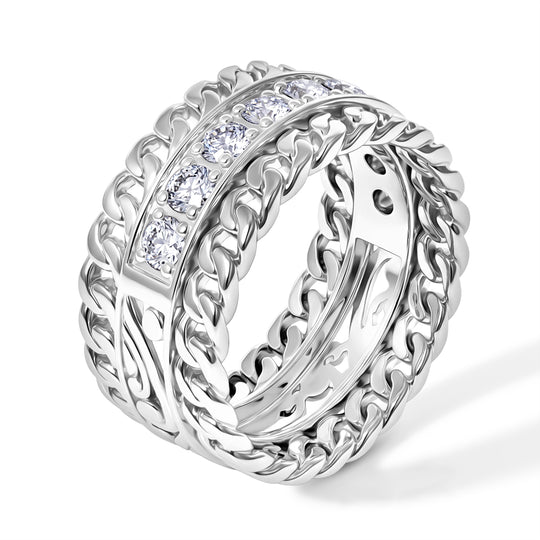LUXURIANT DIAMOND - Lab Grown Diamant SI-GH Ring 925 Silber (Größe 20.00) ca. 1,57 ct