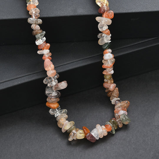 Strahlen Quarz Halskette 70 cm ca. 274.70 ct