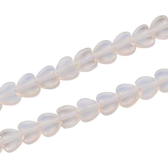 Opalit Halskette ca. 45 cm 316L Edelstahl, flexibel, ca. 55.00 ct